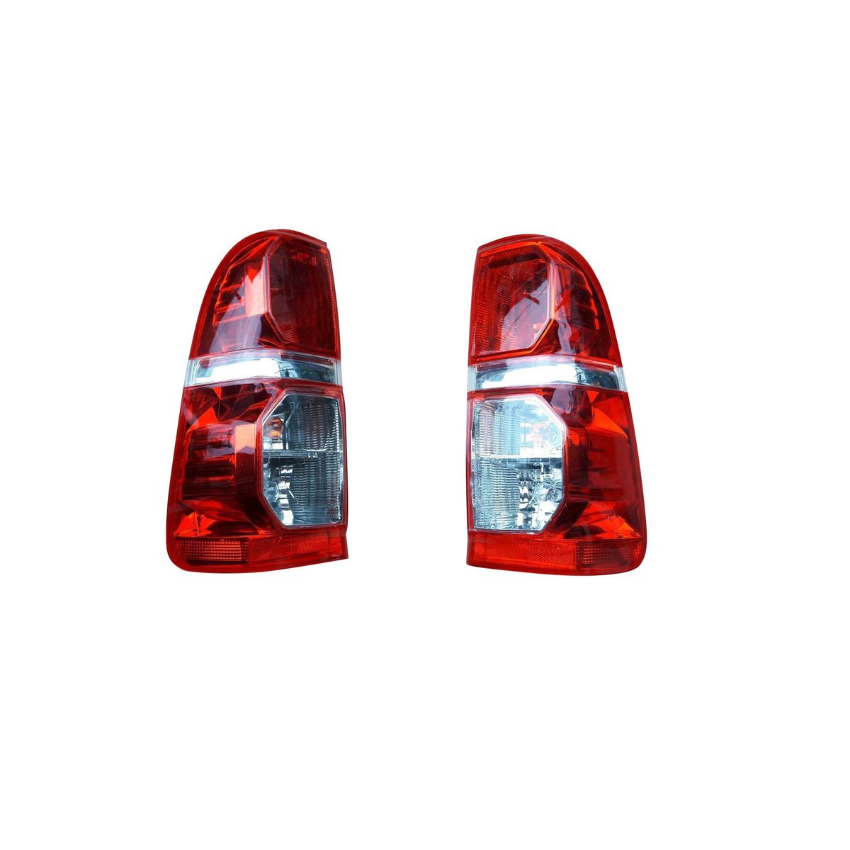 USテールライト Toyota Hilux Revo M70 M80 2015-17のための赤いLenの後部ランプのテールライトLH   RH側O RED LEN REAR LAMP TAIL LIGHT LH RH SIDE O FOR TOYOTA HILUX REVO M70 M80 2015-17