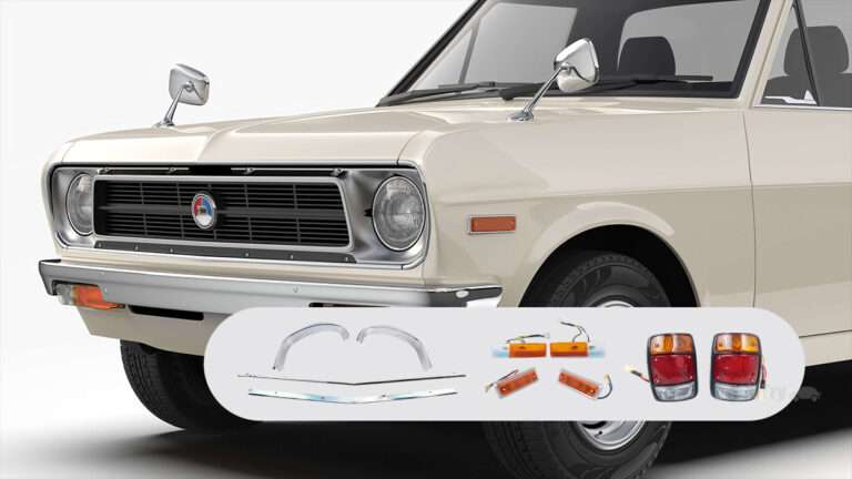Classic Vehicles Series-2 Parts for Datsun 1200 / Nissan Sunny B110