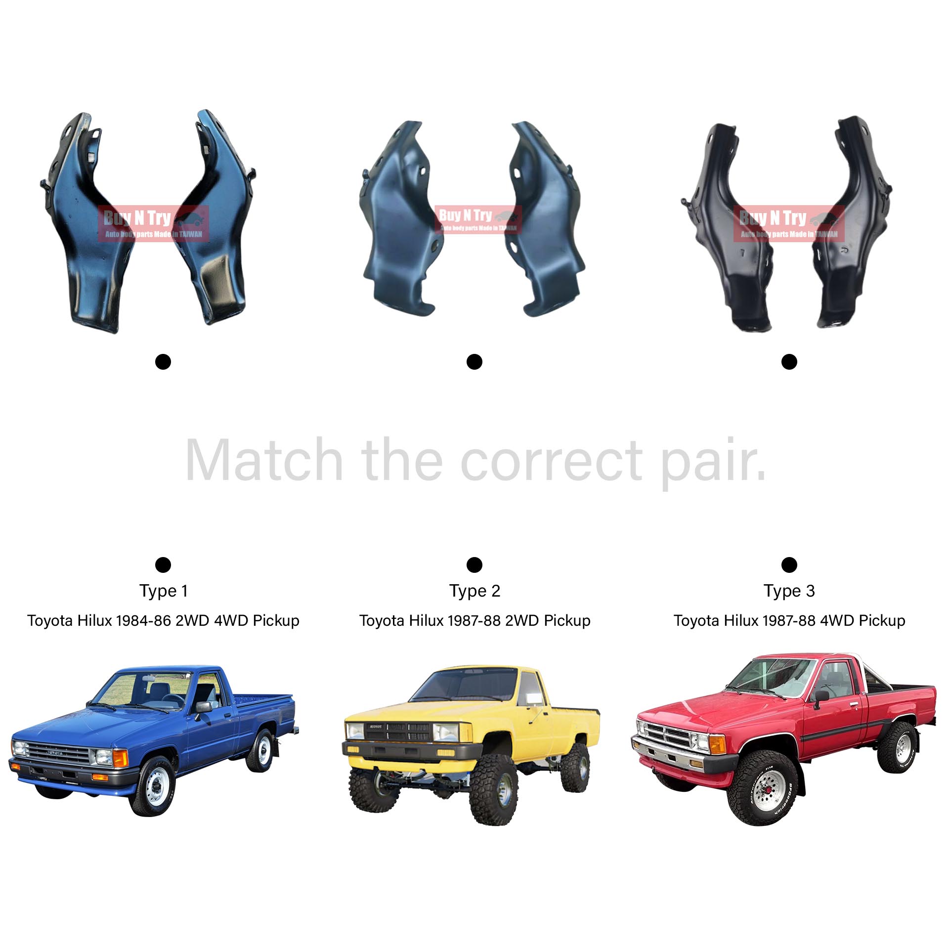 1984 toyota pickup body parts deals