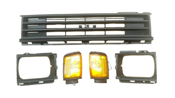 Z1010 TOYOTA Hilux / Pickup 1987--88 Grille | 53111-89126 | 53132-89110 | 53131-89111 | 81620-89143 | 81610-89143 |  | Z1010 | Black