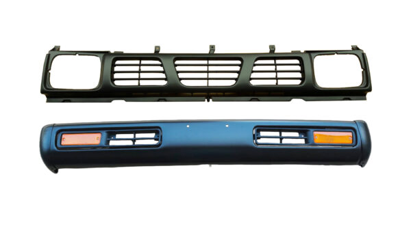 NISSAN 720 Pickup D21 1993--97 Grille | 62310-55G00 | 62014-57G26 | 62017-56G00 | 62016-56G00 | B6135-12G02 | B6130-12G02 | 62257-55G00 | 62256-55G00 |  | Z1017 | Matt Black W/ Front Bumper ASSY