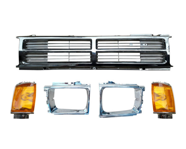 Z1038 TOYOTA Hilux / Pickup 1984--86 Grille | 53111-89128 | 53132-89112 | 53131-89113 | 81620-89145 | 81610-89145 |  | Z1038 | Chrome Plating