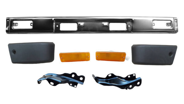 Z1048 TOYOTA Hilux / Pickup 1984--87 Front Bumper & Side Bumper | 52111-89139 | 52103-89103 | 52102-89103 | 52012-89108 | 52011-89108 | 81520-39125 | 81510-39125 |  | Z1048 | Chrome