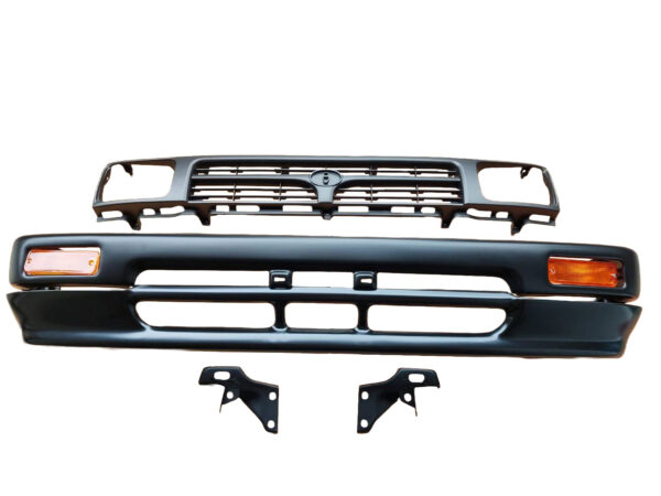 Z1084 TOYOTA Hilux / Pickup 1989--95 Front Bumper & Side Bumper | 53111-35080 | 53100-35350 | 52012-89115 | 52011-89115 | 53911-35010 | 81510-89133 | 81520-89133 |  | Z1084 | Black