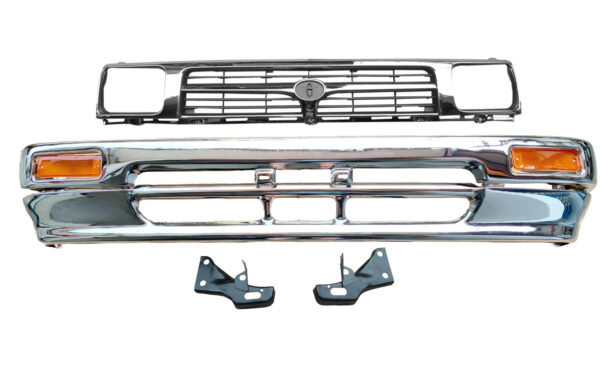 Z1086 TOYOTA Hilux / Pickup 1989--95 Front Bumper & Side Bumper | 53111-35350 | 52101-89107 | 52101-35060 | 52012-89115 | 52011-89115 | 53911-35010 | 81520-89133 |  81510-89133 |  | Z1086 | Chrome